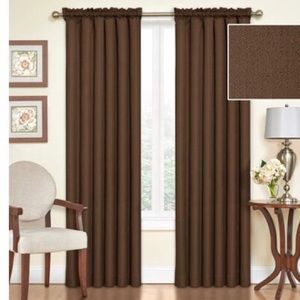 6 Eclipse Samara Blackout Curtains Espresso